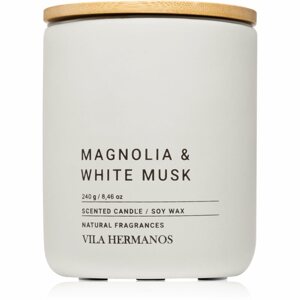 Vila Hermanos Concrete Magnolia & White Musk illatgyertya 240 g