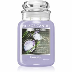 Village Candle Relaxation illatgyertya (Glass Lid) 602 g