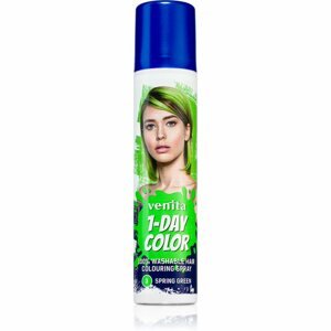 Venita 1-Day Color színező spray hajra árnyalat No. 3 - Spring Green 50 ml