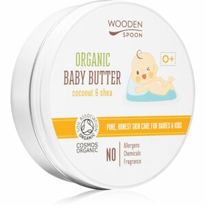 WoodenSpoon Organic Coconut & Shea testvaj gyermekeknek születéstől kezdődően 100 ml