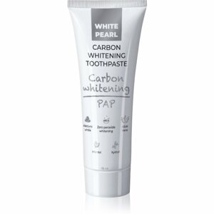 White Pearl PAP Carbon Whitening fehérítő fogkrém 75 ml