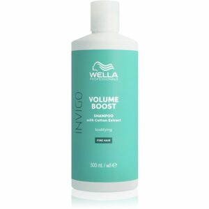Wella Professionals Invigo Volume Boost tömegnövelő sampon a selymes hajért 500 ml