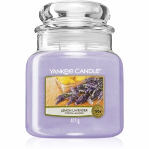Yankee Candle Lemon Lavender illatgyertya Classic kis méret 411 g