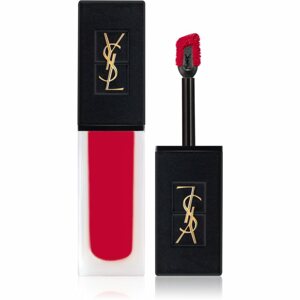 Yves Saint Laurent Tatouage Couture Velvet Cream magas pigmenttartalmú krémes rúzs matt hatással árnyalat 208 Rouge Faction 6 ml