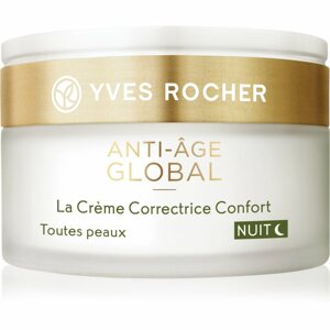 Yves Rocher Anti-Age Global regeneráló éjszakai krémkrém a bőr öregedése ellen és a bőr feszesítéséért 50 ml