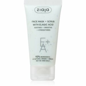 Ziaja Face Mask + Scrub with Elagic Acid peeling maszk 55 ml